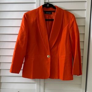 Kasper Women's Bold Orange Suit Jacket